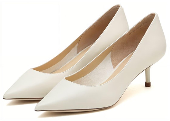 (Women) Staccato Sheepskin Cream Pumps 5cm 'Pointed Toe Kitten Heel' 9PV62AQ2 Purchase (Women) Staccato Sheepskin Cream Pumps 5cm 'Pointed Toe Kitten Heel' 9PV62AQ2