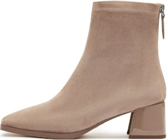 (Women) Staccato Sheepskin Retro Short Boots 'Simple Commuter Back Zip' S2573DD3 (Women) Staccato Sheepskin Retro Short Boots 'Simple Commuter Back Zip' S2573DD3