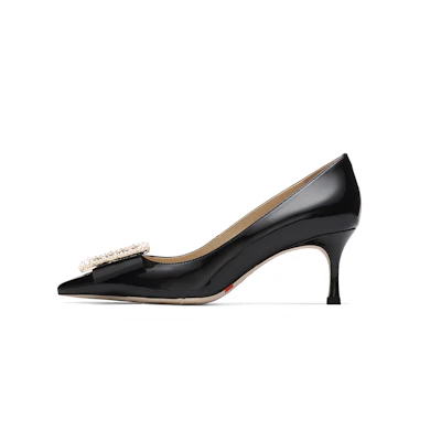 (W) Staccato Sheepskin Stiletto Heels 6cm 'Fashion Cream'