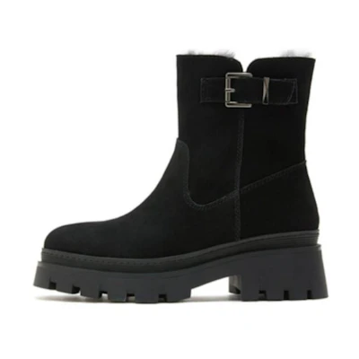 (W) Staccato Short Boot 'Black Snow'