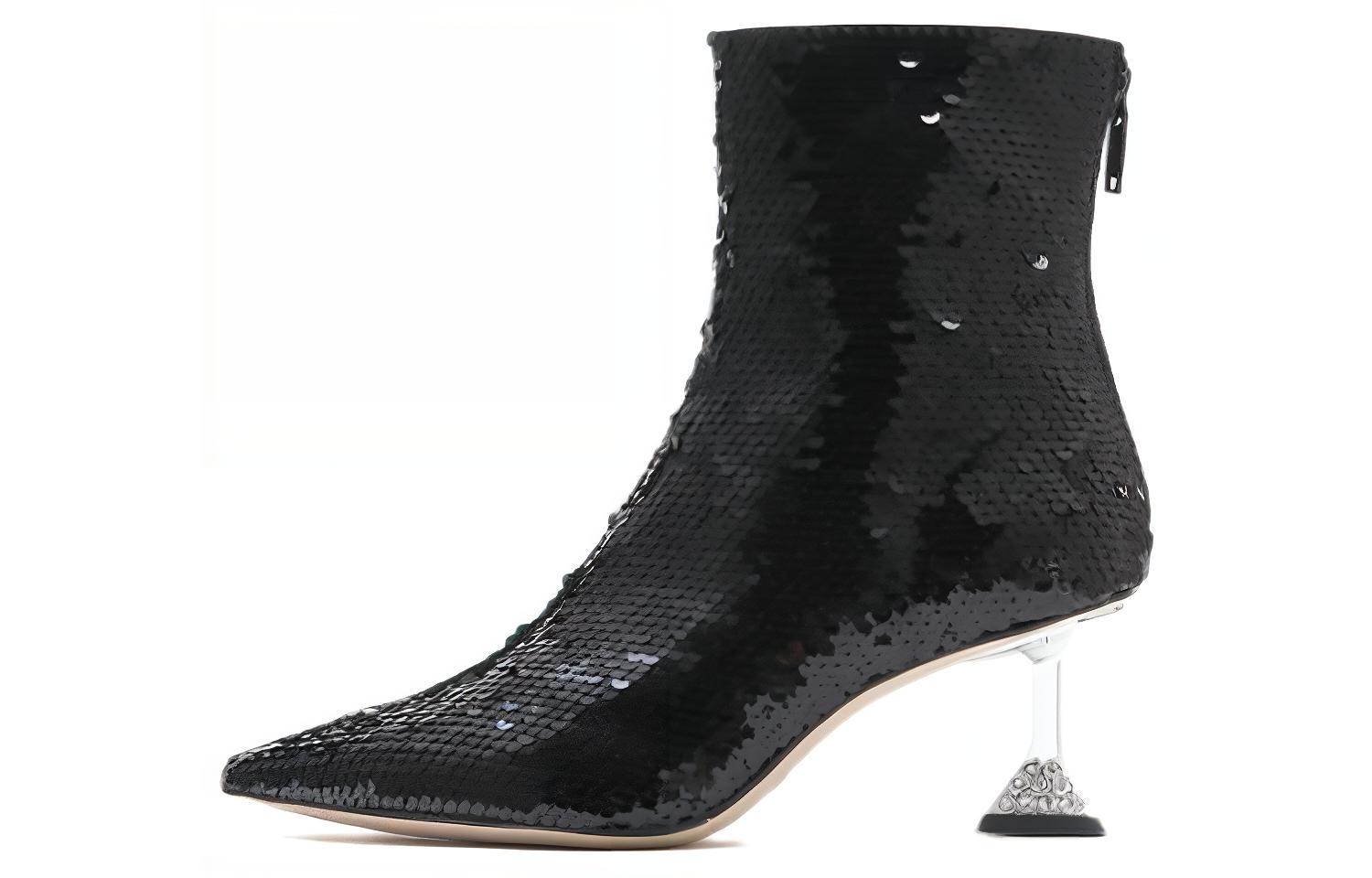 (W) Staccato Short Boot 'Outdoor Simple Fashion Black'