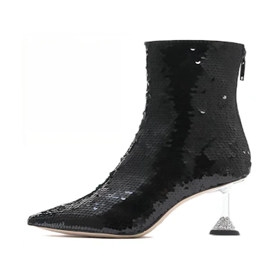 (W) Staccato Short Boot 'Outdoor Simple Fashion Black'