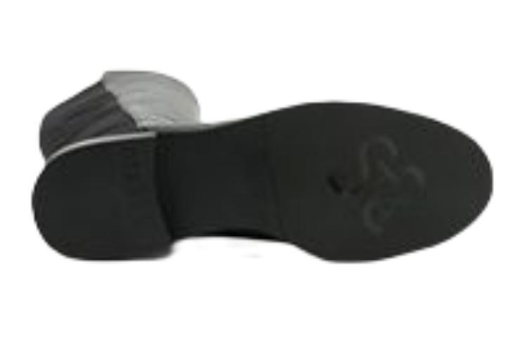 Cheap (W) But Staccato Hujung Bulat Elastik Tinggi 'Hitam' 9Y601DC0