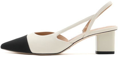 (Women) Staccato Slingback Chunky Heel Sandals 'Beige Black' SZP9YD22DD1CH1 (Women) Staccato Slingback Chunky Heel Sandals 'Beige Black' SZP9YD22DD1CH1