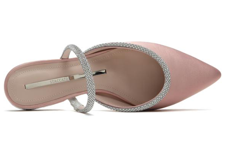 (W) Staccato Slingback Sandals 'Silk Satin Pink' 圖 4
