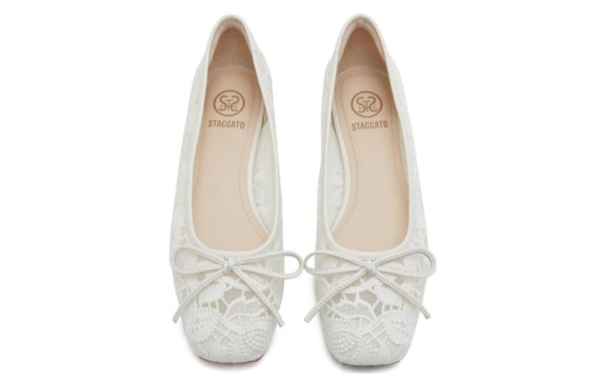 (W) Staccato Slip-On 'Beige Bow' 圖 4