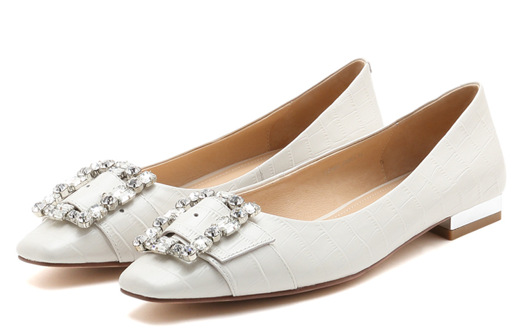 (W) Staccato Square Toe Flat 'Beige' 圖 3