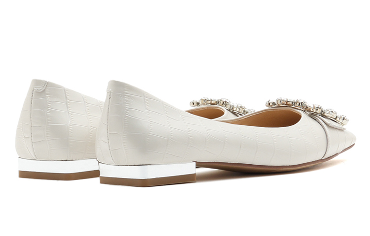 (W) Staccato Square Toe Flat 'Beige' 圖 4