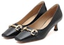 Order (W) Staccato Kasut Tumit Kucing Hujung Petak 'Fesyen Kasual Hitam' SG9C2231DU1CQ1
