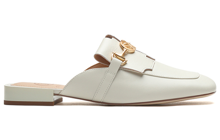 Order (W) Staccato 方头复古穆勒鞋 '米色' SZPEAO05DD1AH1