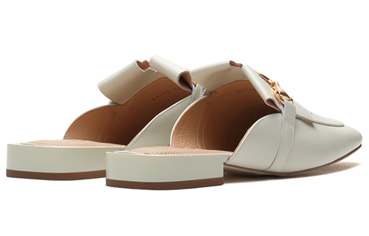 Shop (W) Staccato 方头复古穆勒鞋 '米色' SZPEAO05DD1AH1