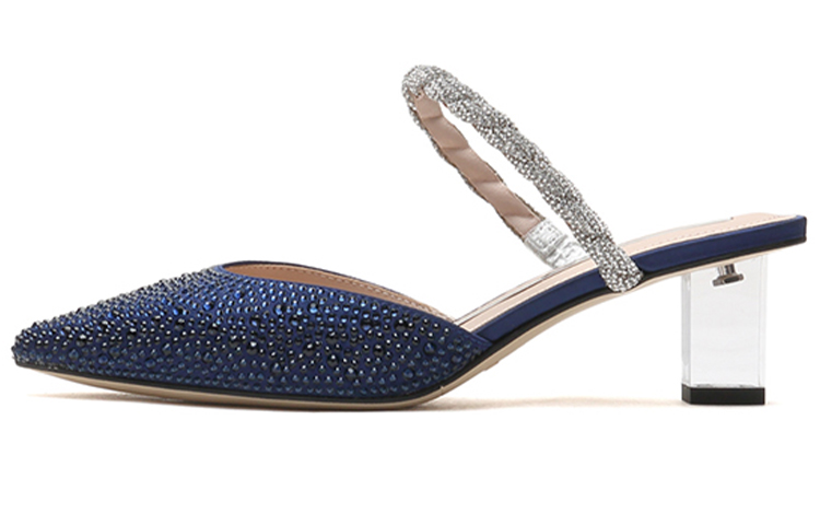 (Women) Staccato Starry Sky Block Heel Pumps 'Blue' SZP9PV37DM8AH1