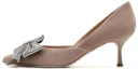 Buy (W) Staccato Stiletto 'Sweet Grey Bowtie' Abu-Abu Busur Cantik SZP9NW63DP1CQ1