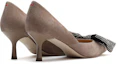 Shop (W) Staccato Stiletto 'Sweet Grey Bowtie' Abu-Abu Busur Cantik SZP9NW63DP1CQ1