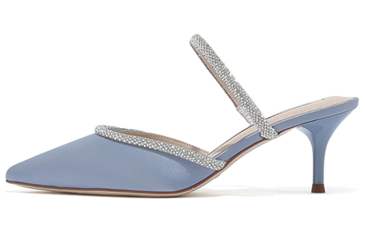 (W) Staccato Stiletto High Heels 'Satin Finish Blue'