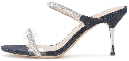 (Women) Staccato Stiletto Sandal 'Deep Blue and White Fairy' SZP9VN68DM8BT0 (Women) Staccato Stiletto Sandal 'Deep Blue and White Fairy' SZP9VN68DM8BT0