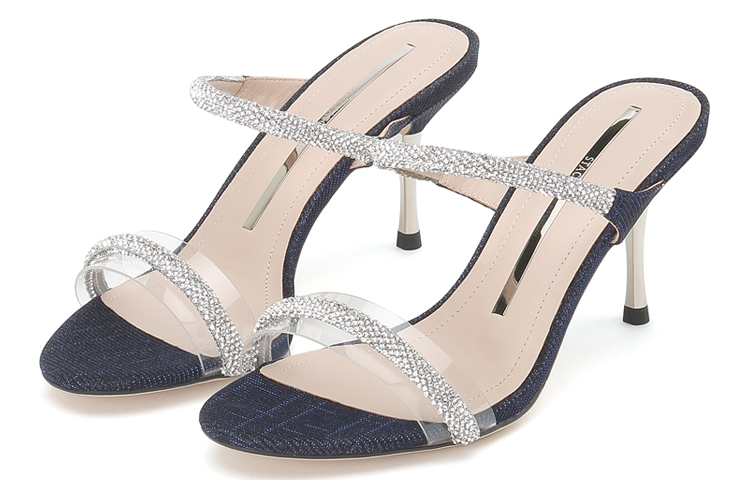 (W) Staccato Stiletto Sandal 'Deep Blue and White Fairy' 圖 3