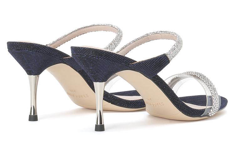 Shop (Women) Staccato Stiletto Sandal 'Deep Blue and White Fairy' SZP9VN68DM8BT0