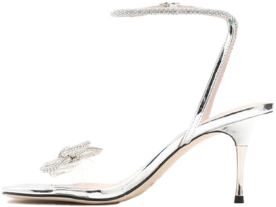 (W) Sandal Stiletto Staccato 'Silver Bow' SZPEBB05DB1BL1 Buy (W) Sandal Stiletto Staccato 'Silver Bow' SZPEBB05DB1BL1
