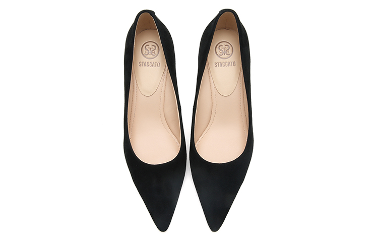 Shop (W) Staccato Tumit Tinggi Suede Hujung Runcing 7cm 'Commuter' A1150AQ2