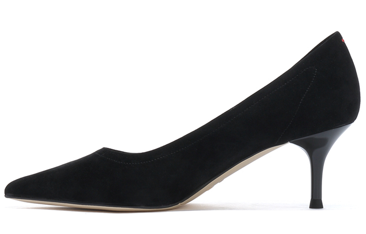 (Women) Staccato Suede Stiletto High Heels 'Black Velvet' SZP9NW49DU1AQ1