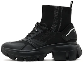 (Women) Staccato Thick-Soled Casual Mid-Top 'Black' SZPECE04DU1CD1 (Women) Staccato Thick-Soled Casual Mid-Top 'Black' SZPECE04DU1CD1