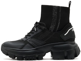 (Women) Staccato Thick-Soled Casual Mid-Top 'Black' SZPECE04DU1CD1 (Women) Staccato Thick-Soled Casual Mid-Top 'Black' SZPECE04DU1CD1