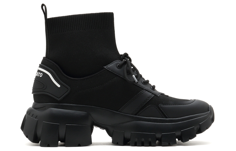 Order (W) Staccato Sepatu Kasual Sol Tebal Mid-Top 'Hitam' SZPECE04DU1CD1
