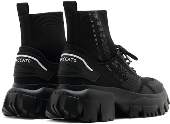 (Women) Staccato Thick-Soled Casual Mid-Top 'Black' SZPECE04DU1CD1 Shop (Women) Staccato Thick-Soled Casual Mid-Top 'Black' SZPECE04DU1CD1