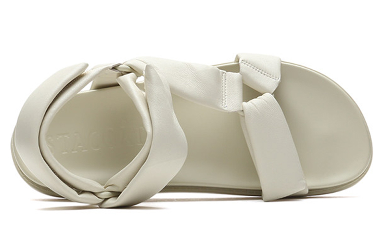 (W) Staccato Velcro Sport Sandals 'Beige' 圖 4