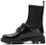 (W) Staccato Gaya British Vintage Chunky Heel Booties 'Elastic Hitam' SZPEAF06DU1DZ0