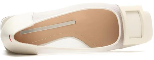 Shop (Women) Staccato Vintage Square Toe Chunky Heel 'White' SZP9UP17DA1AQ1