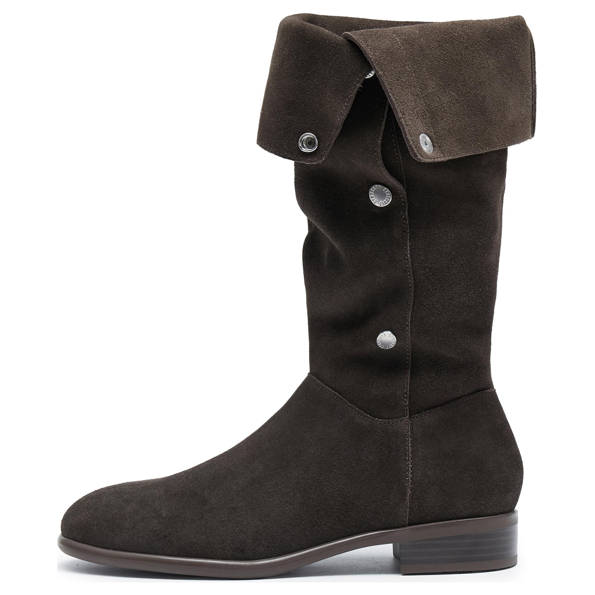 (Women) Staccato Western Cowboy Boots High Tube Vintage Style Chunky Heel. ESA04DS4