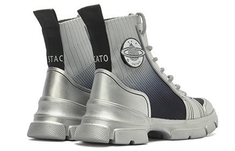 (W) Staccato China Aerospace 'Gradient Grey Sock-Style Ankle Boot' 圖 3