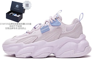 (Women) STARTER 'Layered Retro Chunky Lace-Up Dad Shoe - Macaron Purple' STE4S2034F-PU10 (Women) STARTER 'Layered Retro Chunky Lace-Up Dad Shoe - Macaron Purple' STE4S2034F-PU10