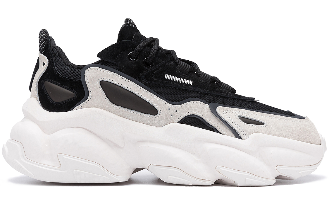 (W) STARTER 'Layered Splice Colorblock Thick Sole Dad Shoe Black White' 圖 2