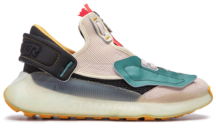 Order (W) STARTER 'Platform Blok Warna Merah Jambu Biru dengan Zip' STF3S2015F-CL01