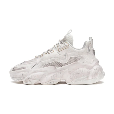 (W) STARTER 'Rock Layer Series Dirty Dad Shoes White'