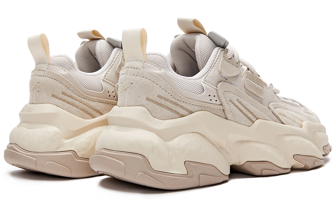 (W) STARTER 'Rock Layer Series Patchwork American Retro Thick-Sole Dad Shoes White Cap Grey' 圖 4