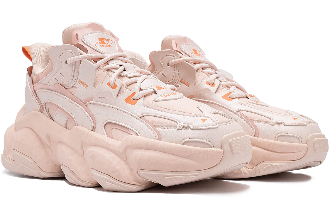 (W) STARTER 'Rock Layer Series Pink Patchwork Retro Dad Shoes' 圖 3