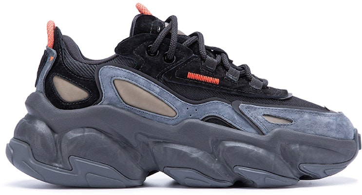 (W) STARTER Negro Gris 'Serie Rock Layer Vintage Americano Chunky Sole Dad Shoes' STF4S2006F-BK12 Lookbook (W) STARTER Negro Gris 'Serie Rock Layer Vintage Americano Chunky Sole Dad Shoes' STF4S2006F-BK12