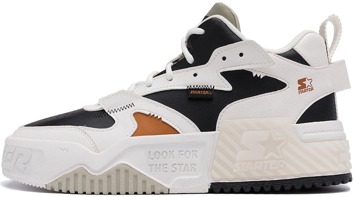 (W) STARTER Hitam Putih 'Siri Gelombang VOL Blok-Warna Platform Retro' STG4S6022F-BK02 Buy (W) STARTER Hitam Putih 'Siri Gelombang VOL Blok-Warna Platform Retro' STG4S6022F-BK02