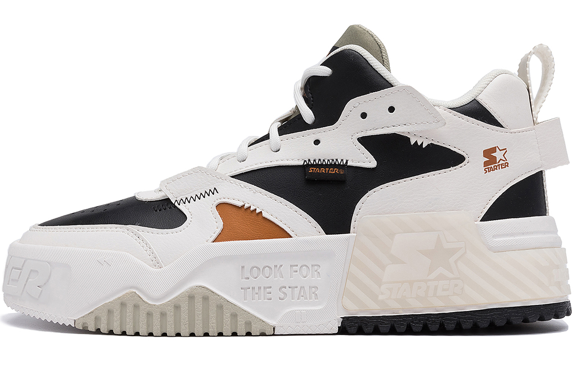 (Women) STARTER Black White 'Wave Series VOL Color-Block Retro Platform' STG4S6022F-BK02