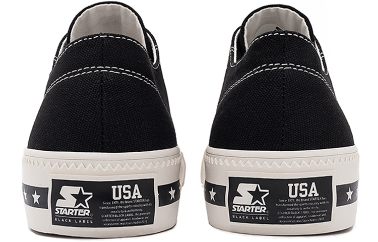 (W) STARTER Canvas Low 'Black Embroidered Stars' 圖 5