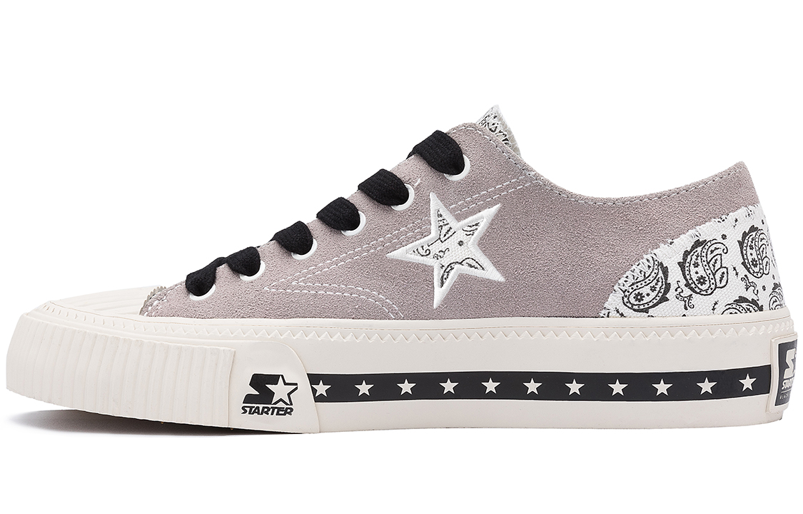 (Women) STARTER Canvas Low 'Embroidered Patchwork Light Grey' STG4S6023F-GY01