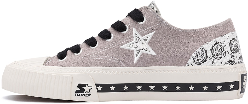 (Women) STARTER Canvas Low 'Embroidered Patchwork Light Grey' STG4S6023F-GY01 Buy (Women) STARTER Canvas Low 'Embroidered Patchwork Light Grey' STG4S6023F-GY01