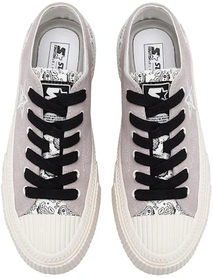 (W) STARTER 绣花拼布低帮帆布鞋‘浅灰色’ STG4S6023F-GY01 Lookbook (W) STARTER 绣花拼布低帮帆布鞋‘浅灰色’ STG4S6023F-GY01