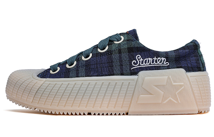 (Women) STARTER Canvas Low 'Retro Academy Blue-Green Plaid' STE3S6025F-GR06