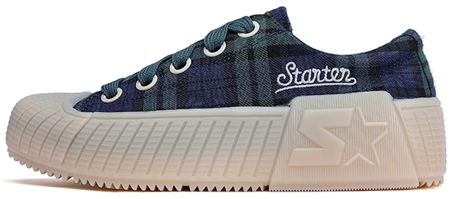 (W) STARTER Canvas Low 'Akademi Retro Biru-Hijau Kotak-kotak' STE3S6025F-GR06 Buy (W) STARTER Canvas Low 'Akademi Retro Biru-Hijau Kotak-kotak' STE3S6025F-GR06