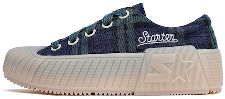 (Women) STARTER Canvas Low 'Retro Academy Blue-Green Plaid' STE3S6025F-GR06 (Women) STARTER Canvas Low 'Retro Academy Blue-Green Plaid' STE3S6025F-GR06
